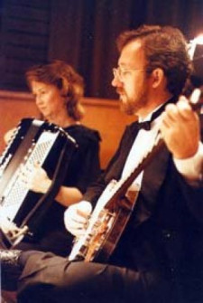 Mary Duren and I playing with the Dallas Lyric Opera. Maestro your room in here.