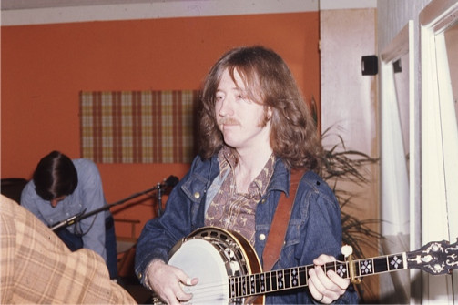 In the studio with Roanoke around 1974. You can tell by the color of the paint on the walls...