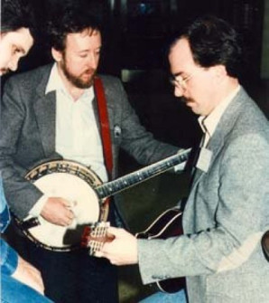 Me and Joe Carr jamming 1989